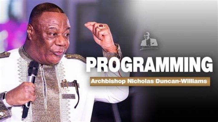 Nicholas Duncan-Williams Biography; Fingers, Sermons, Children And Wife Rosa Whitaker